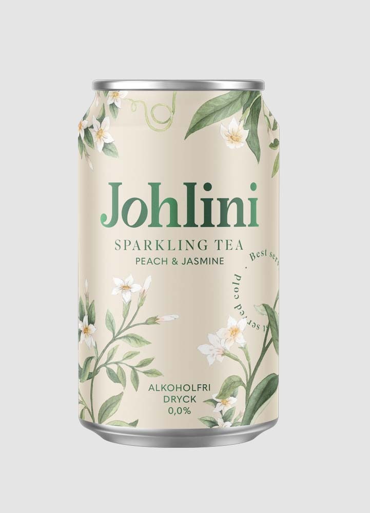 Johlini Sparkling Tea Peach & Jasmine 33 cl