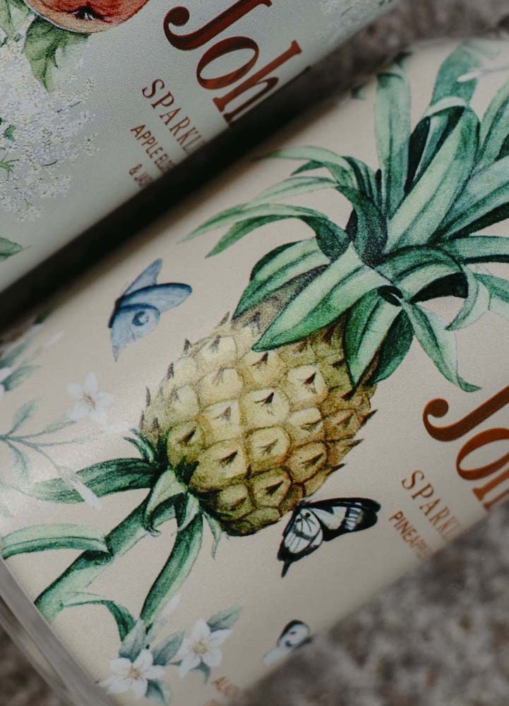 Johlini Sparkling Tea Pineapple & Jasmine 33 cl