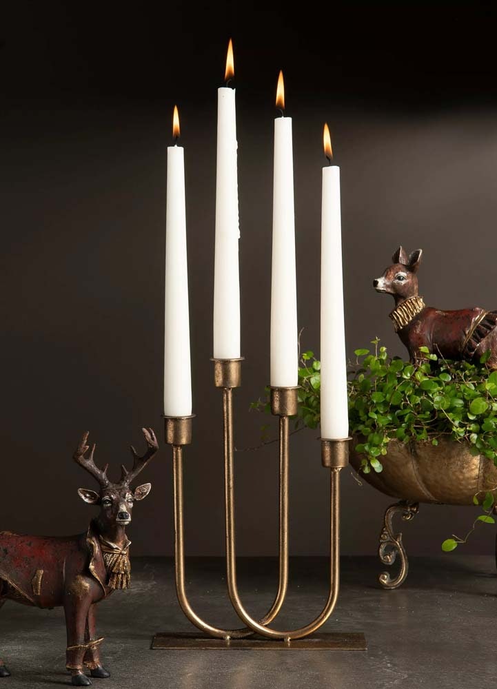 Ljusstake med 4 armar 18x7x24,5 cm
