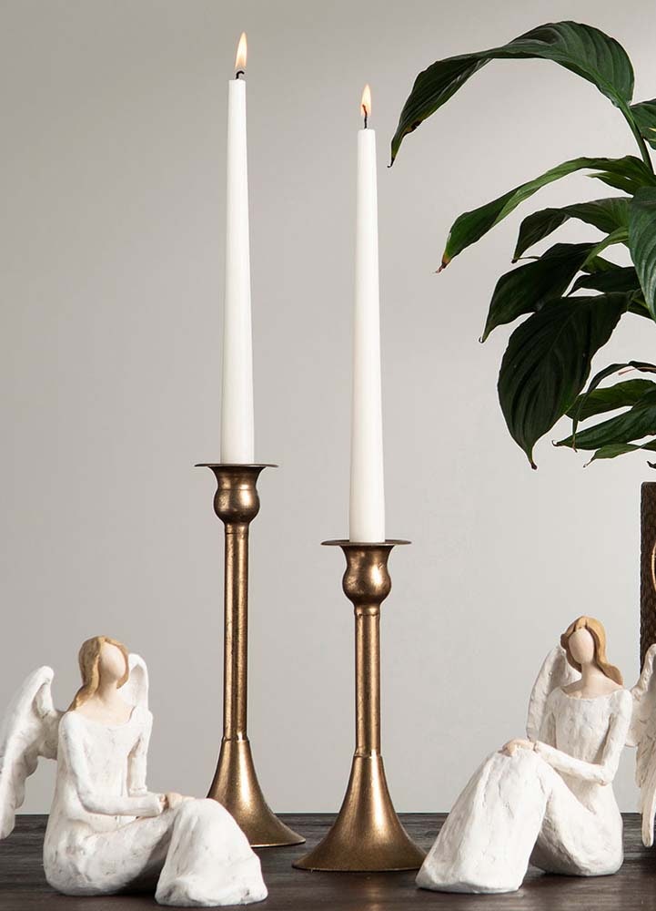 Klassisk ljusstake i sofistikerad brun nyans
