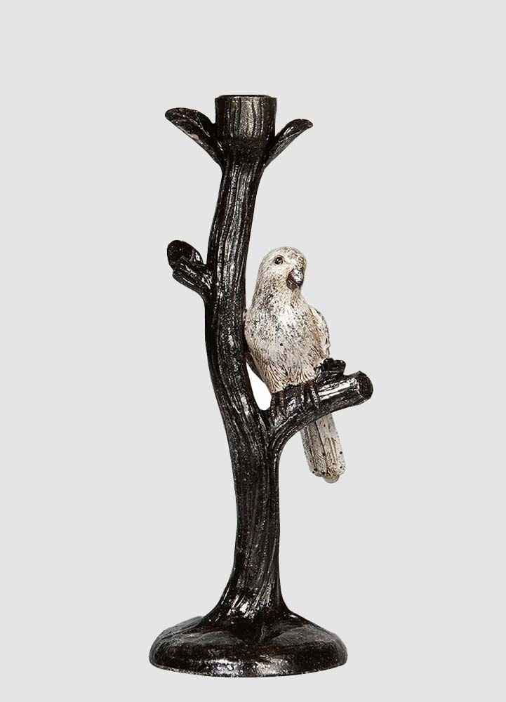 Ljusstake papegoja 10,5x30 cm