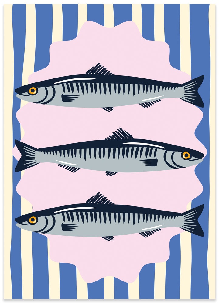Poster Sardine di Sorrento