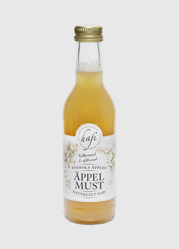 Drickfärdig äppelmust av svenska äpplen 250 ml