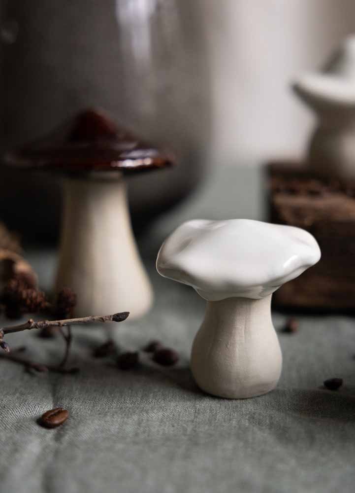Vit svamp Skogsryd 6,5x7 cm