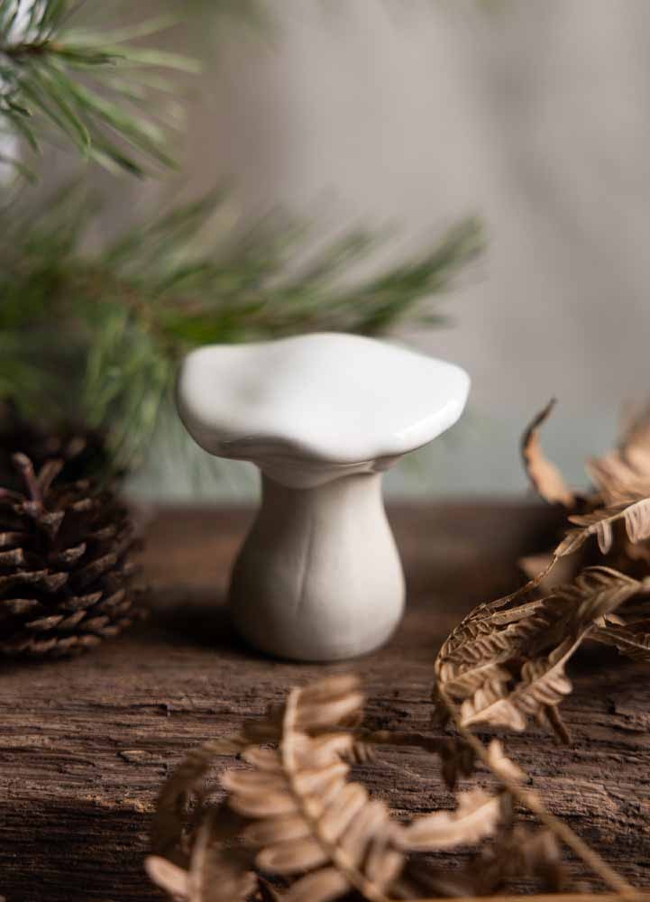 Vit svamp Skogsryd 6,5x7 cm