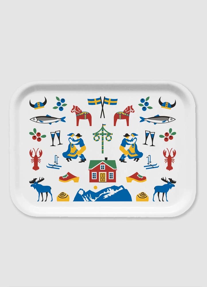 Frukostbricka svenska traditioner 20x27 cm