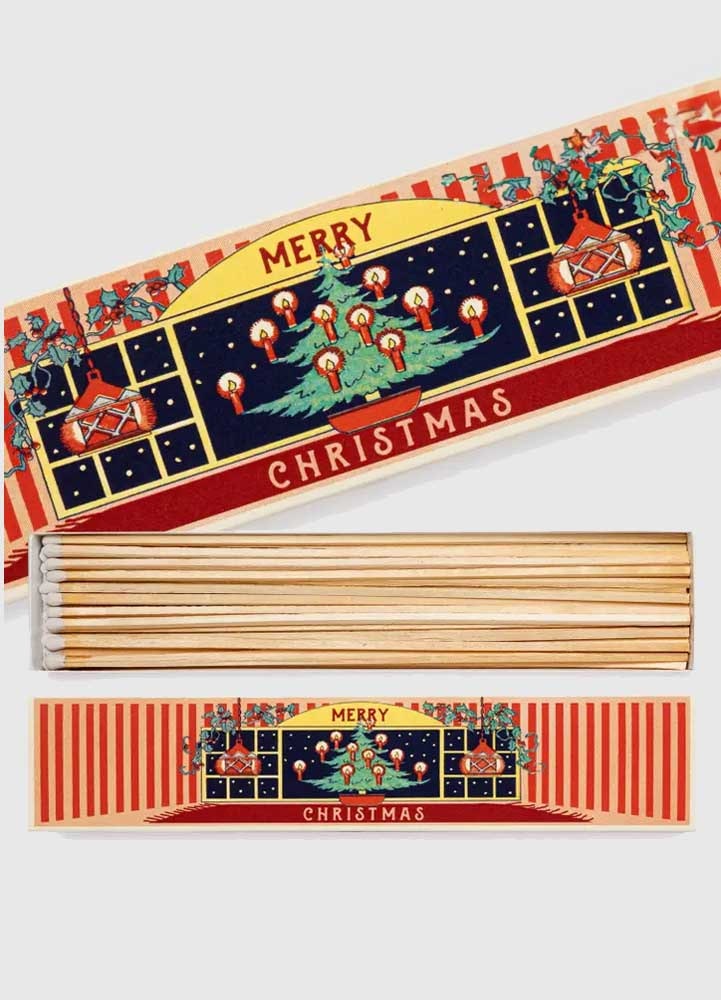 Långa tändstickor Merry Christmas 29x6x5 cm