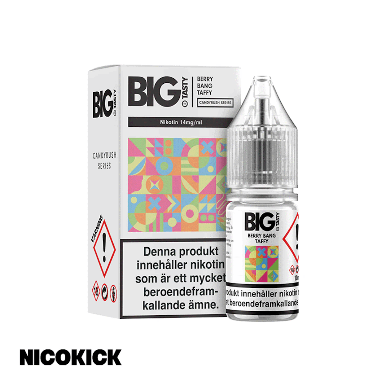 Big Tasty Salt - Berry Bang Taffy (10ml E-juice)