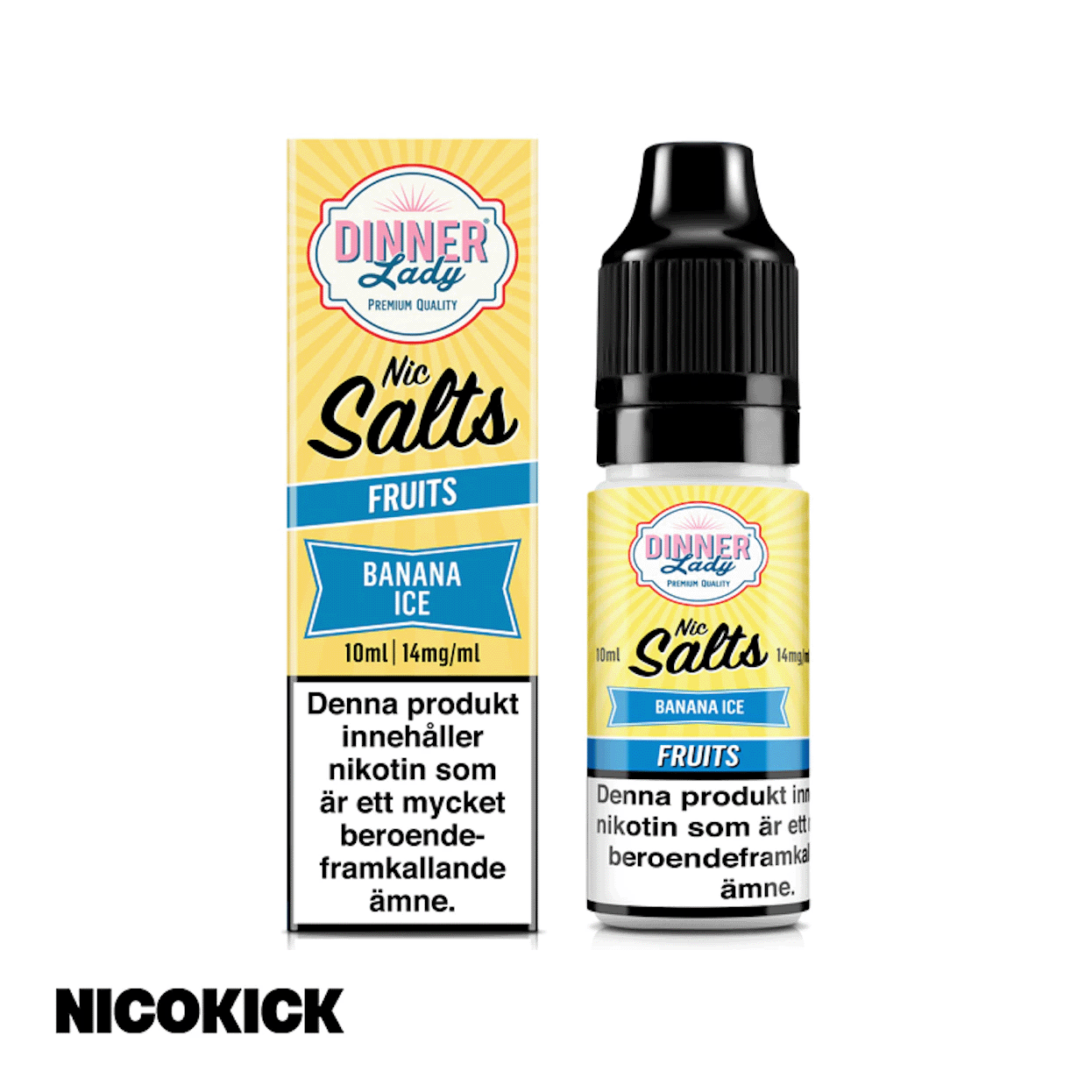 Dinner Lady - Banana Ice (10ml E-juice)