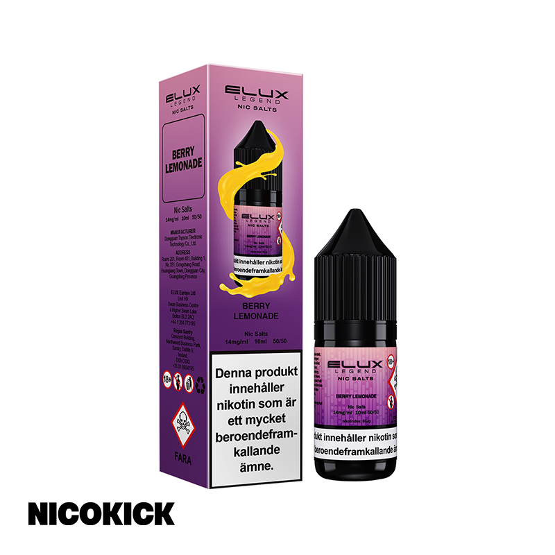 Elux Legends - Berry Lemonade (10ml E-juice)