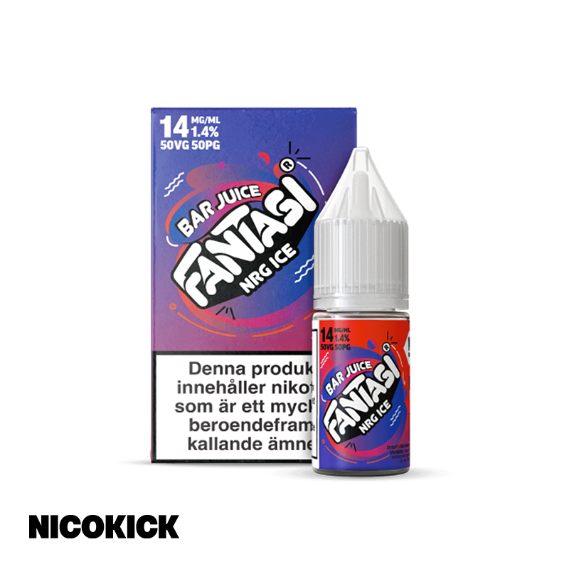 Fantasi Bar Salt - NRG Ice (10ml E-juice)