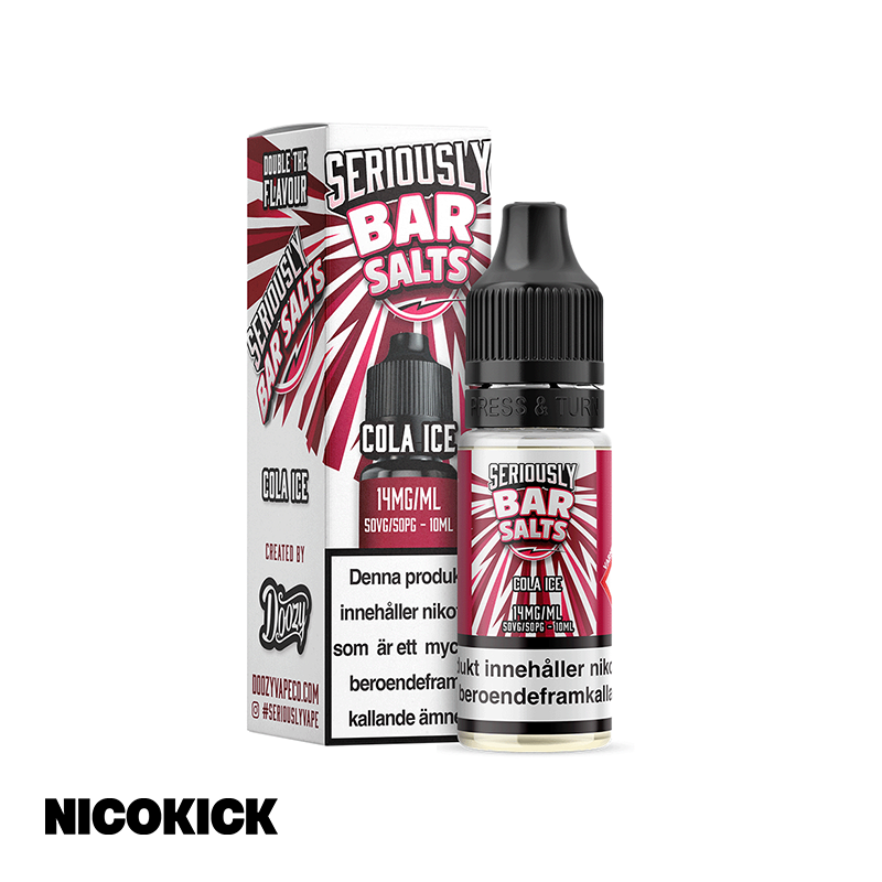 Seriously Bar Salts - Cola Ice (10ml E-juice)