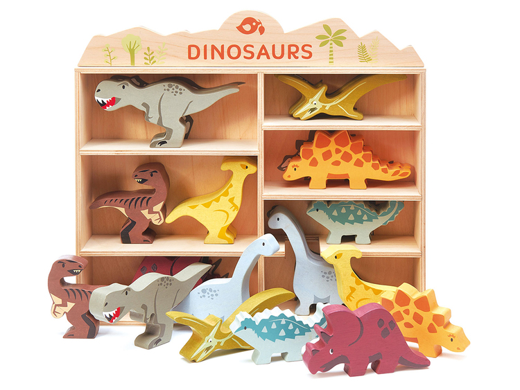 Triceratops i trä, Tender Leaf Toys