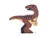 Velociraptor i trä, Tender Leaf Toys