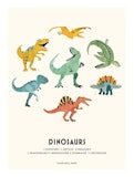 Poster Dinosaurs, Casablanca paper