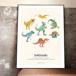 Poster Dinosaurs, Casablanca paper
