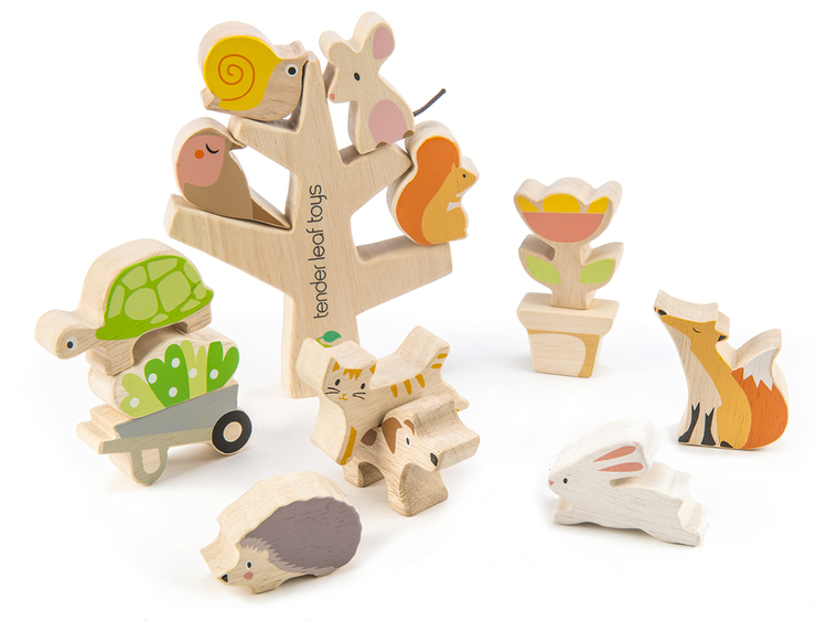 Balanslek djur,Tender Leaf Toys