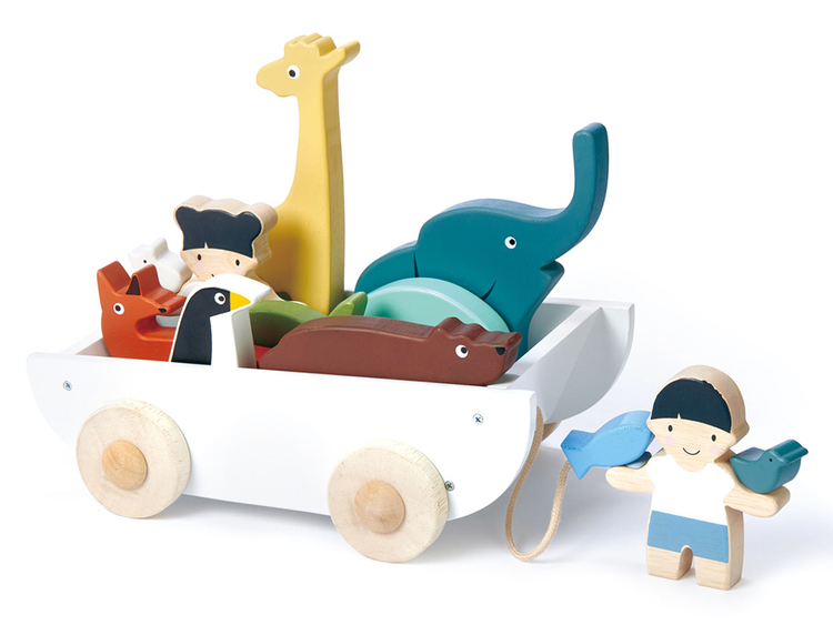 Vagn med djur, Tender Leaf Toys