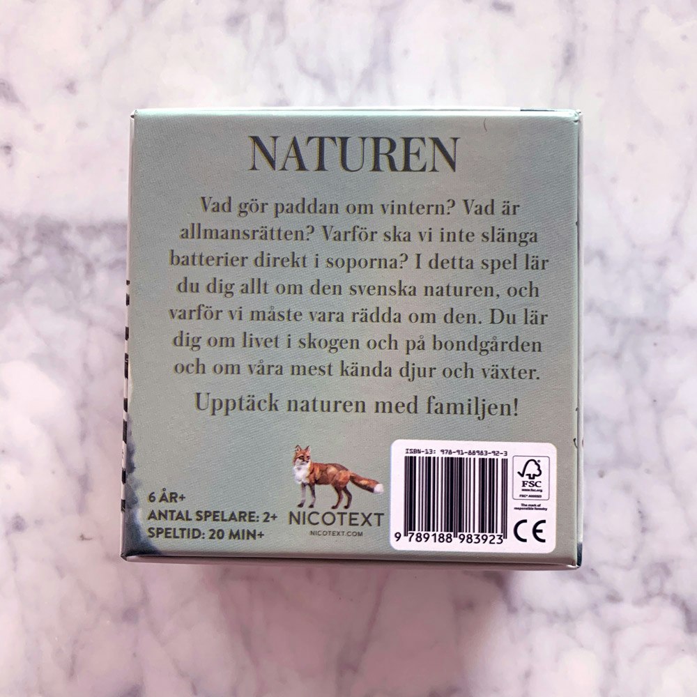 Spela mera: Naturen, Nicotext