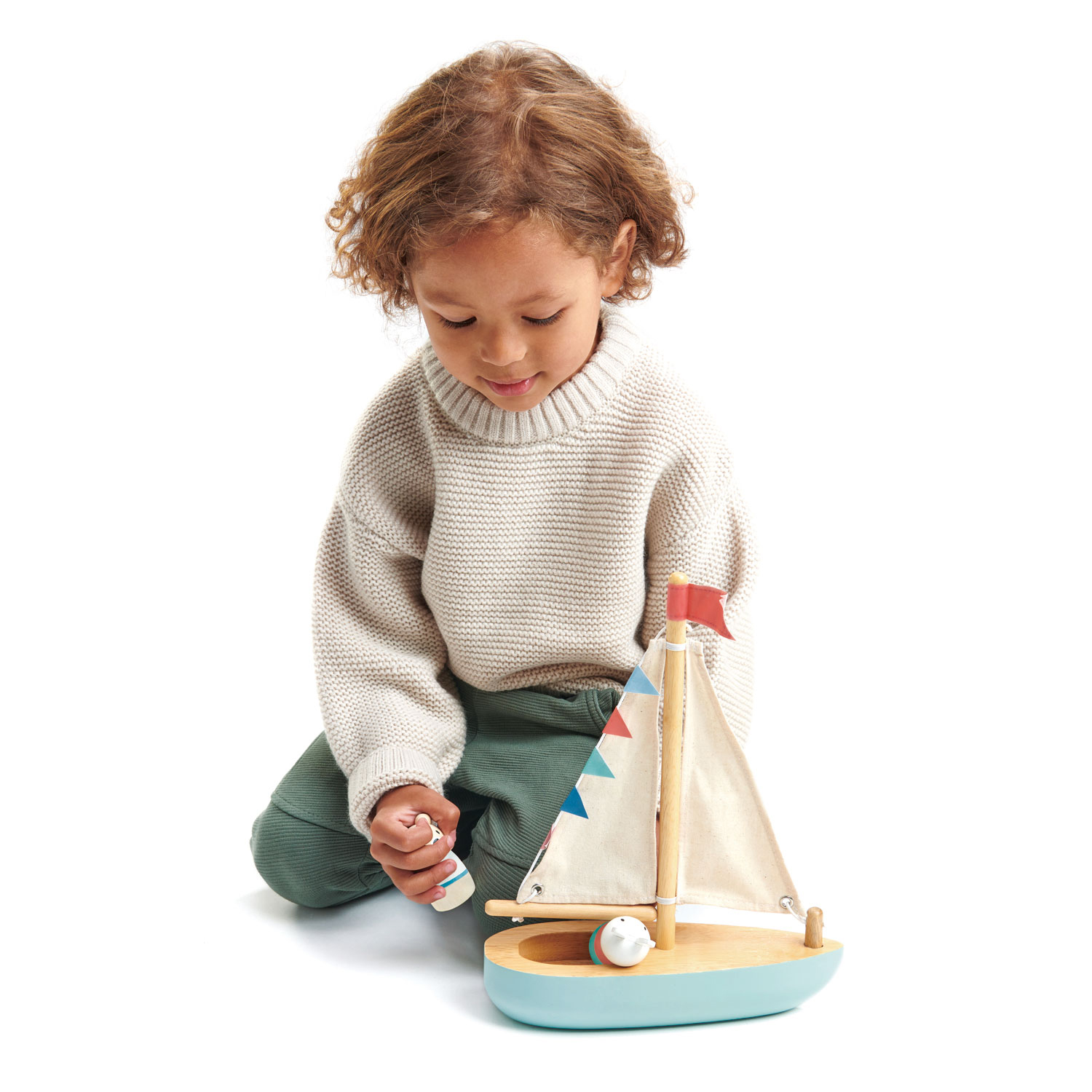Småfolk - Segelbåt, Tender leaf toys