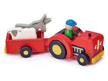 Traktor med släp, Tender leaf toys