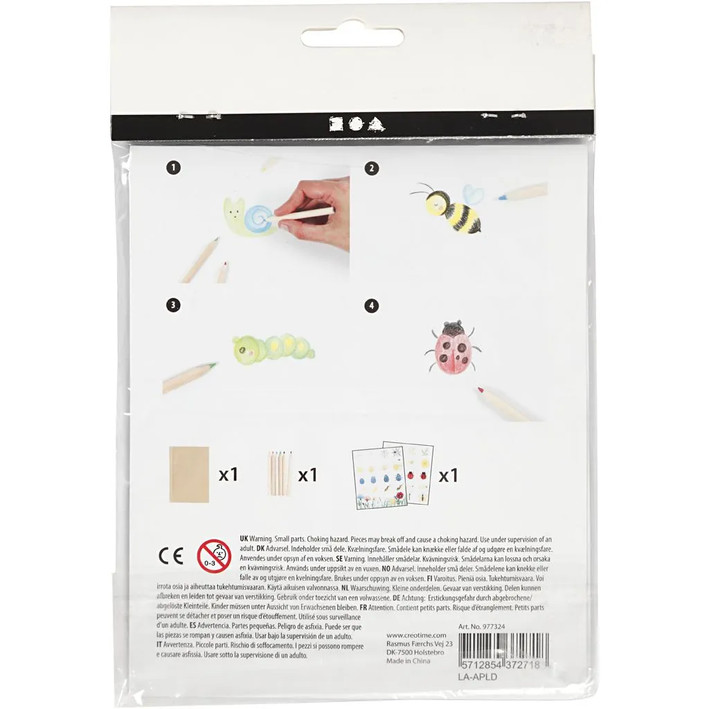 Kreativt kit mini, insekter, Creativ company