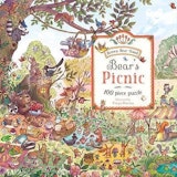 Pussel - Bear's Picnic, A Magical Woodland, 100 bitar