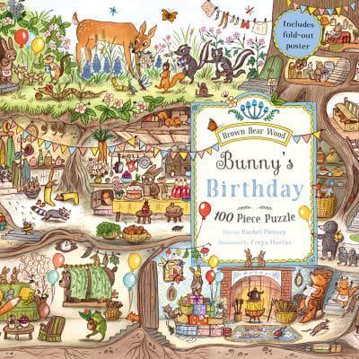Pussel - Bunny's Birthday, A Magical Woodland, 100 bitar