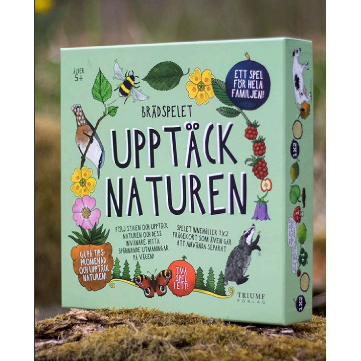 Upptäck naturen - Familjespel och bok