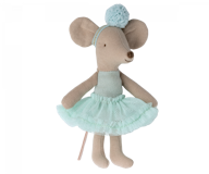 Lillasyster mus, ballerina, light mint, Maileg