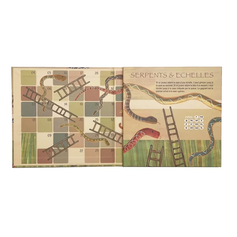 Magnetiskt spel - ormar och stegar
