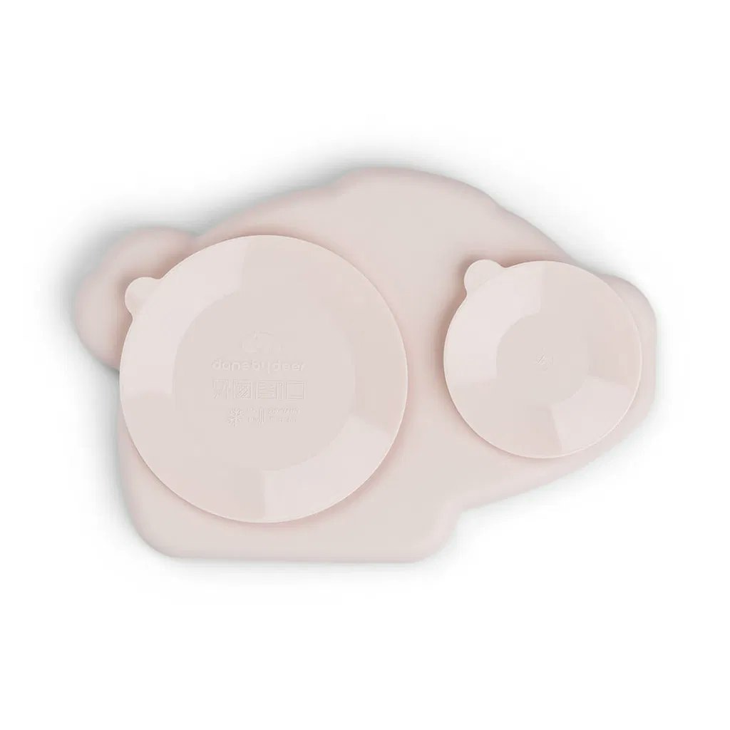 Silicone Stick&Stay plate Pigee Tiny farm