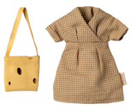 Klänning och väska till mamma mus, Maileg