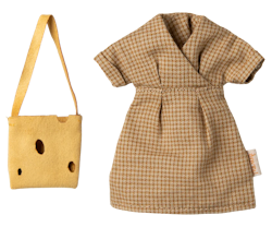Klänning och väska till mamma mus, Maileg