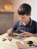 Magnetiskt tangramspel