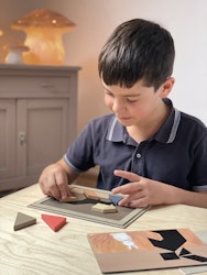 Magnetiskt tangramspel