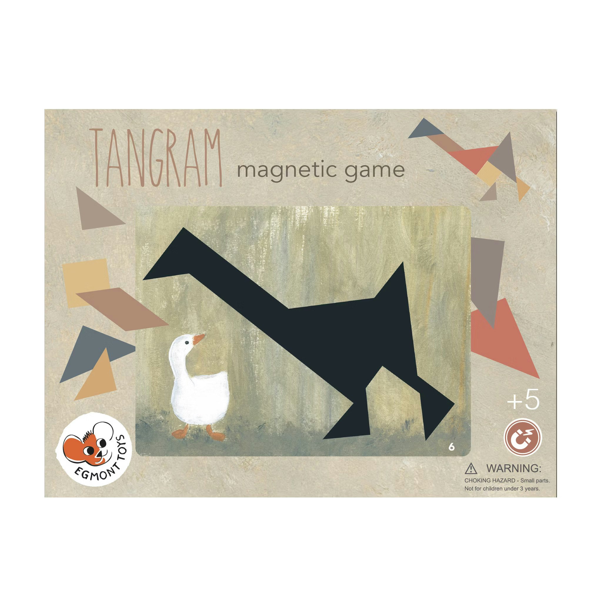 Magnetiskt tangramspel