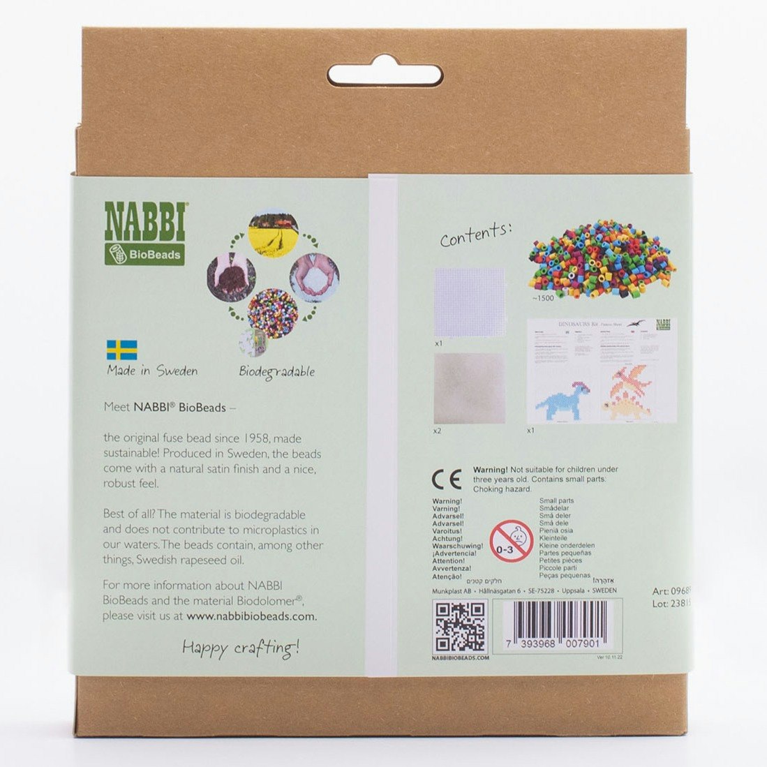 Pärlset dinosaurier, Nabbi Biobeads
