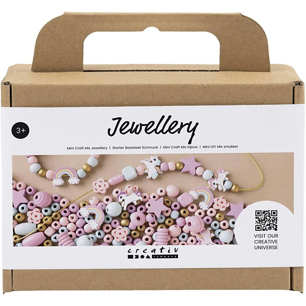 Mini DIY Mix smycken, pastell