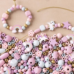 Mini DIY Mix smycken, pastell