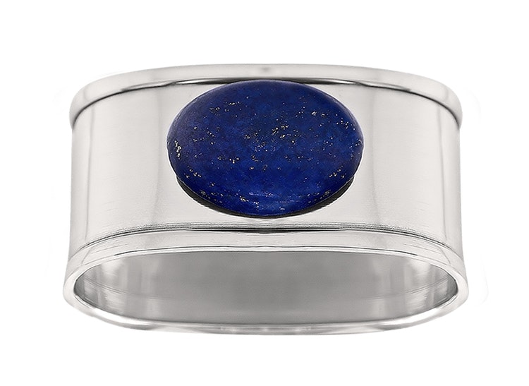 Servettring med Lapis lazuli sten från Munka Tenn