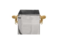 Champagne and wine coolers in pewter with gilded lions from Munka Tenn