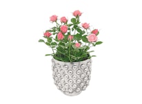 CHRISTIAN, larger pewter pot in ball motif