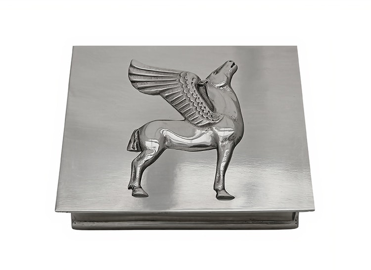 Skrin med Pegasus på locket från Munka Tenn