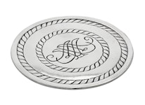 Löfstad, glass/bottle coaster in pewter from Munka Tenn - Made in Sweden