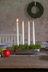 Juleboda, Advent candle holder in pewter from Munka Tenn