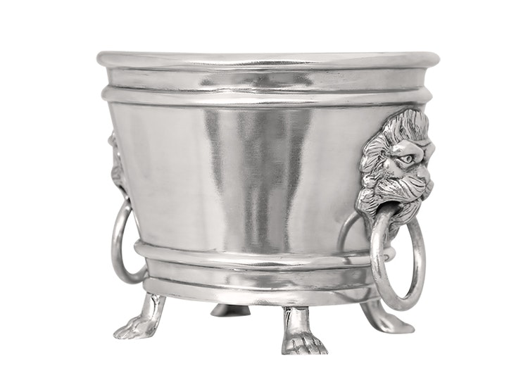 Läckö, outer pot/ice bucket wine cooler in pewter (small model) from Munka Tenn