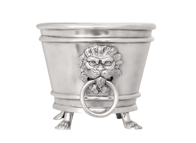 Läckö, outer pot/ice bucket wine cooler in pewter (small model) from Munka Tenn