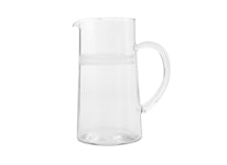 Stock wreath, pitcher in hand-engraved glass from Munka Tenn