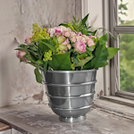 Barbro, outer pot in pewter from Munka Tenn